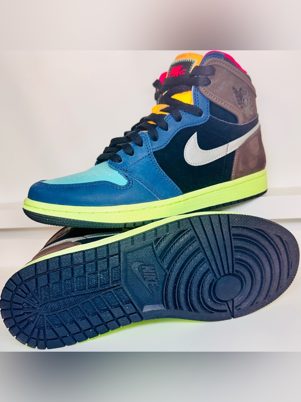 AIR JORDAN 1 HIGH OG “TOKYO BIO HACK” 555088-201 Men’s 7.5 Women’s 9 Clean AF - Picture 3 of 16